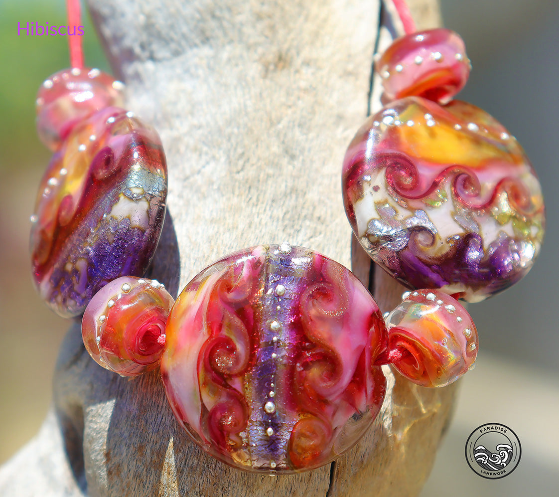 Lampwork authentic Bead Set