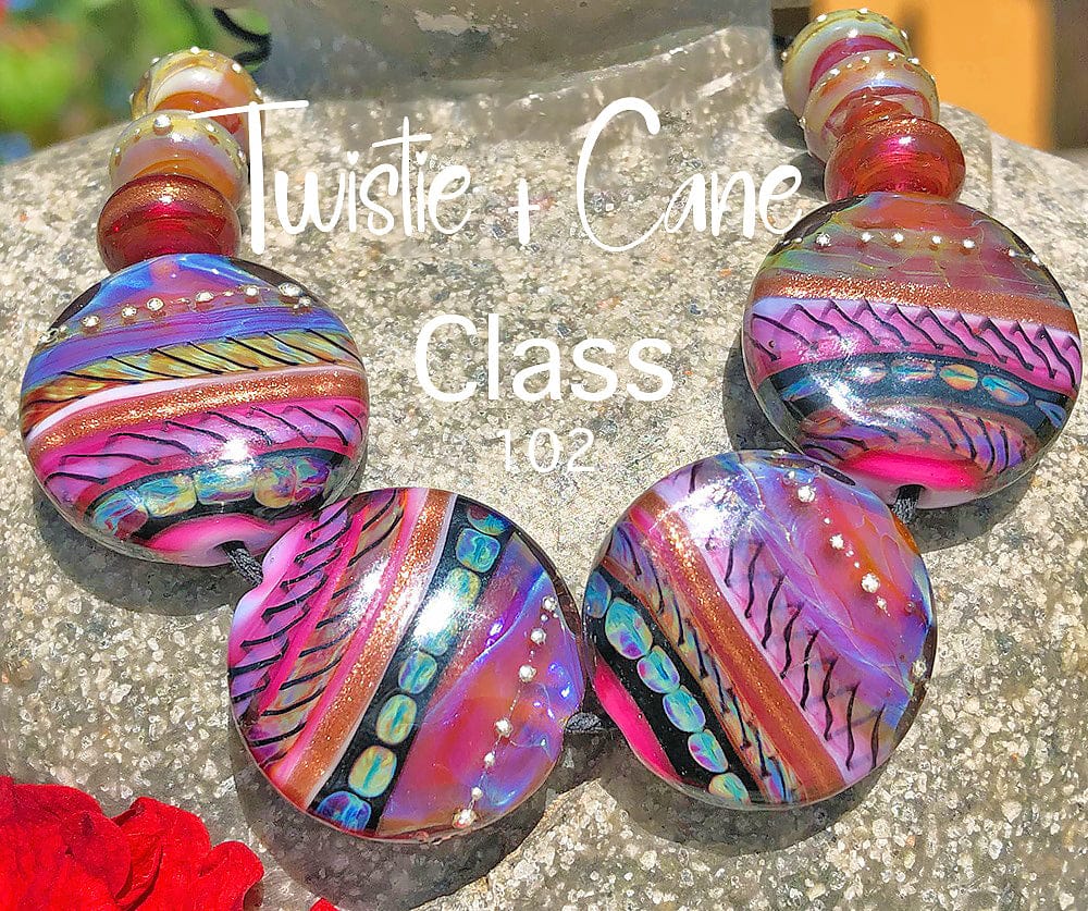 Lampwork Class - Twistie + Cane Class BajaTiki lampwork class