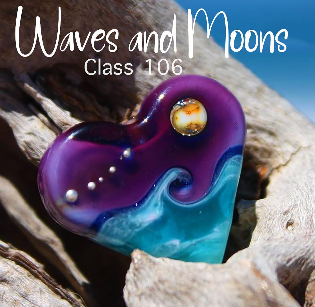 Lampwork Class - Waves + Moons Class BajaTiki lampwork class