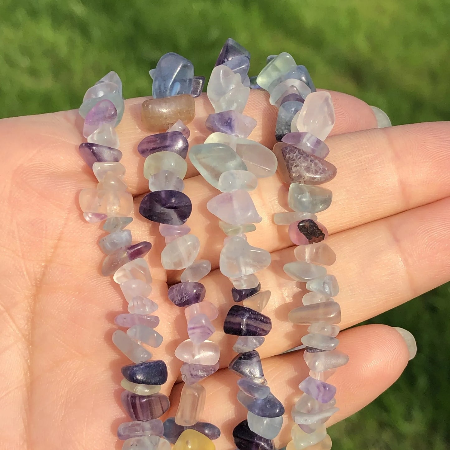 Natural Irregular Fluorite Freeform Chips,  Gemstone Beads 5-8mm