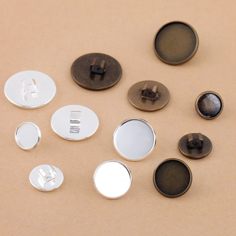 Cabochon Cameo Blank Bases, 20pcs 10/12/14/16/18/20mm