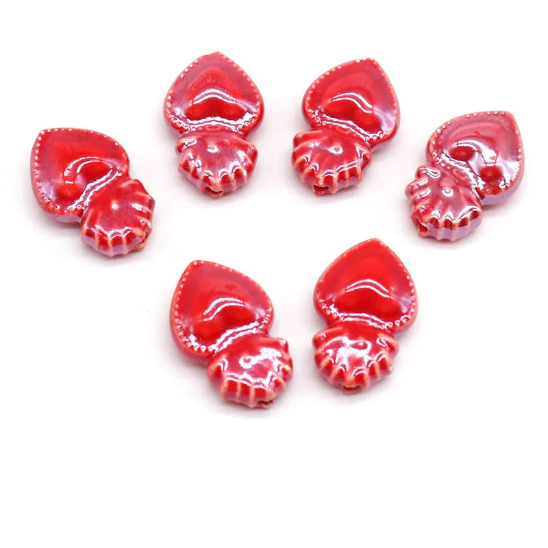 Love Torch Ceramic Beads