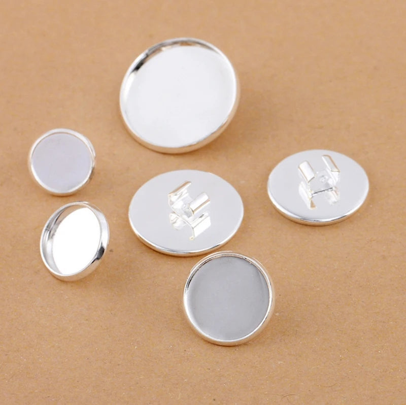 Cabochon Cameo Blank Bases, 20pcs 10/12/14/16/18/20mm