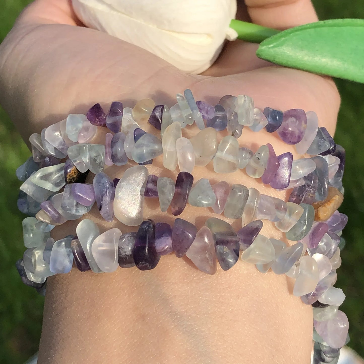 Natural Irregular Fluorite Freeform Chips,  Gemstone Beads 5-8mm