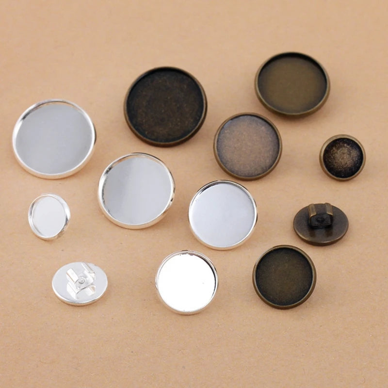 Cabochon Cameo Blank Bases, 20pcs 10/12/14/16/18/20mm