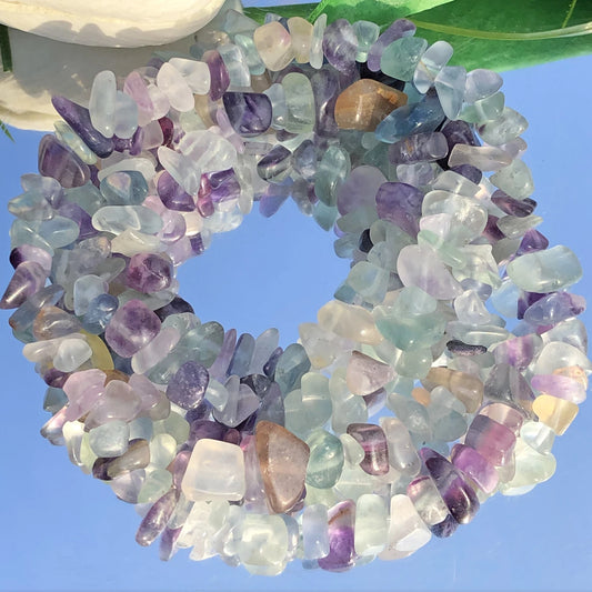 Natural Irregular Fluorite Freeform Chips,  Gemstone Beads 5-8mm