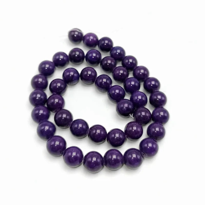 Cloud Jade Gemstone Beads, 27 Colors, 4/6/8/10/12/14mm