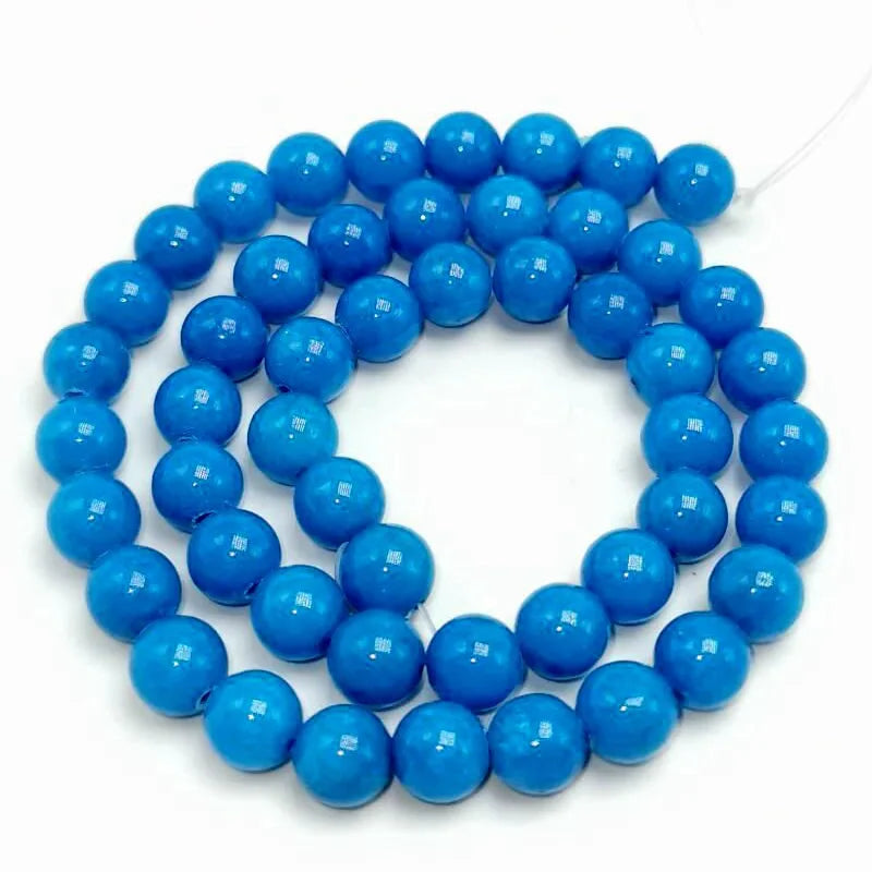 Cloud Jade Gemstone Beads, 27 Colors, 4/6/8/10/12/14mm