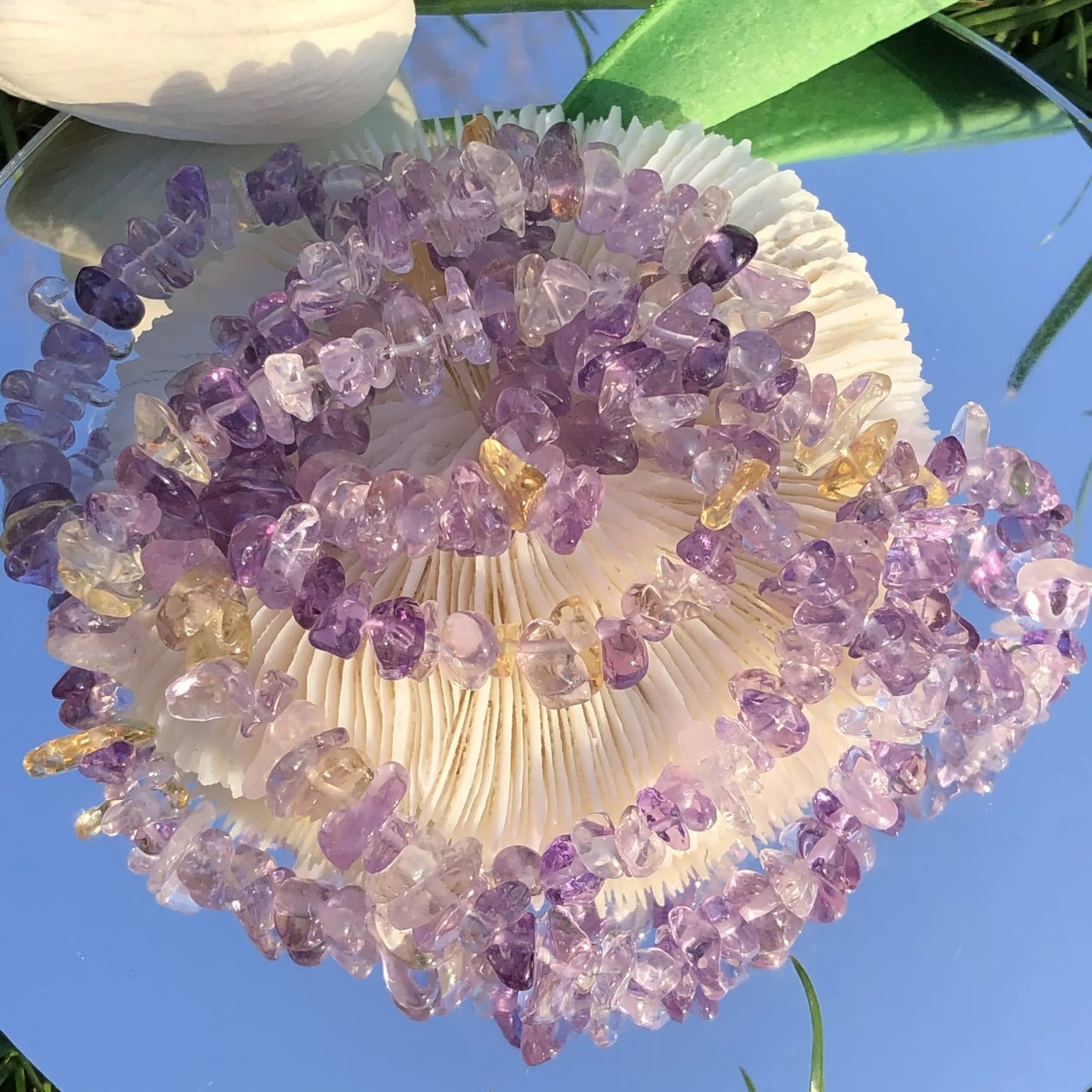 AAA Natural Irregular Amethyst Freeform Chip Beads, 5-8mm 33”