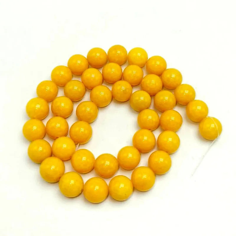 Cloud Jade Gemstone Beads, 27 Colors, 4/6/8/10/12/14mm