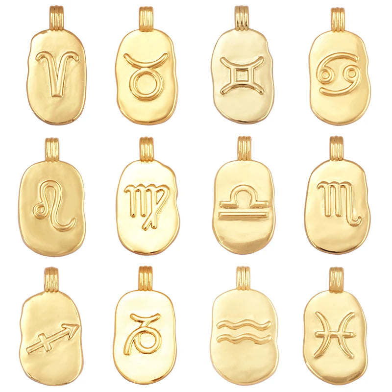 Zodiac Gold Charm Collection