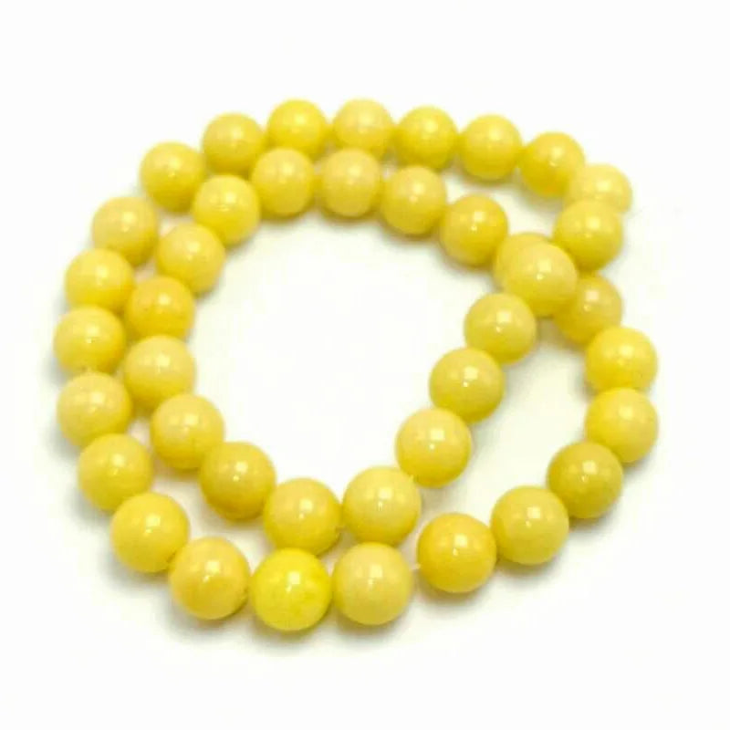 Cloud Jade Gemstone Beads, 27 Colors, 4/6/8/10/12/14mm