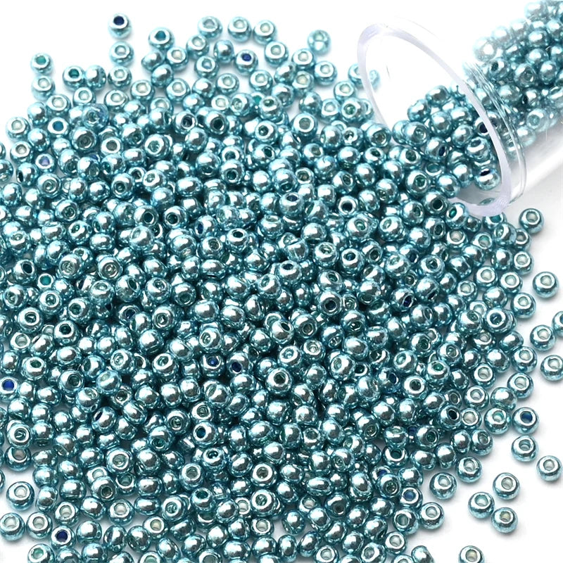 Metallic Seed Beads 12Grams/Tube 2mm, 1200pcs