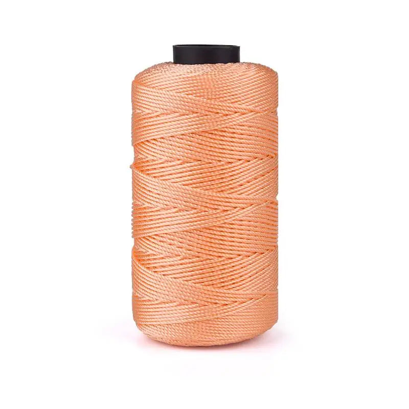 Light Ice Cotton Silk Thread, 20 Colors Three-Strand Hand Woven Beading Thread, 110g