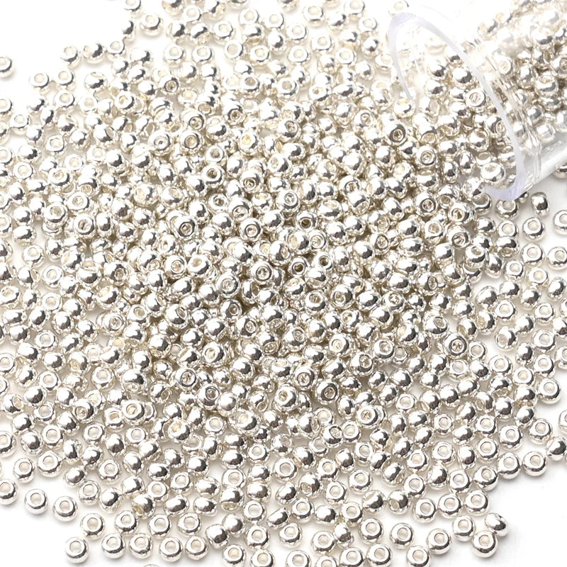 Metallic Seed Beads 12Grams/Tube 2mm, 1200pcs