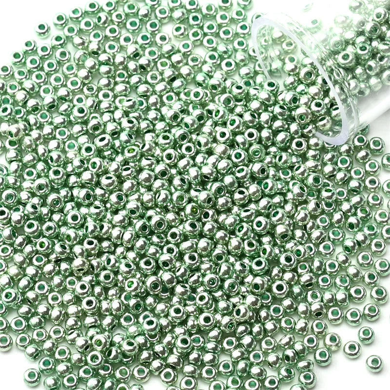 Metallic Seed Beads 12Grams/Tube 2mm, 1200pcs