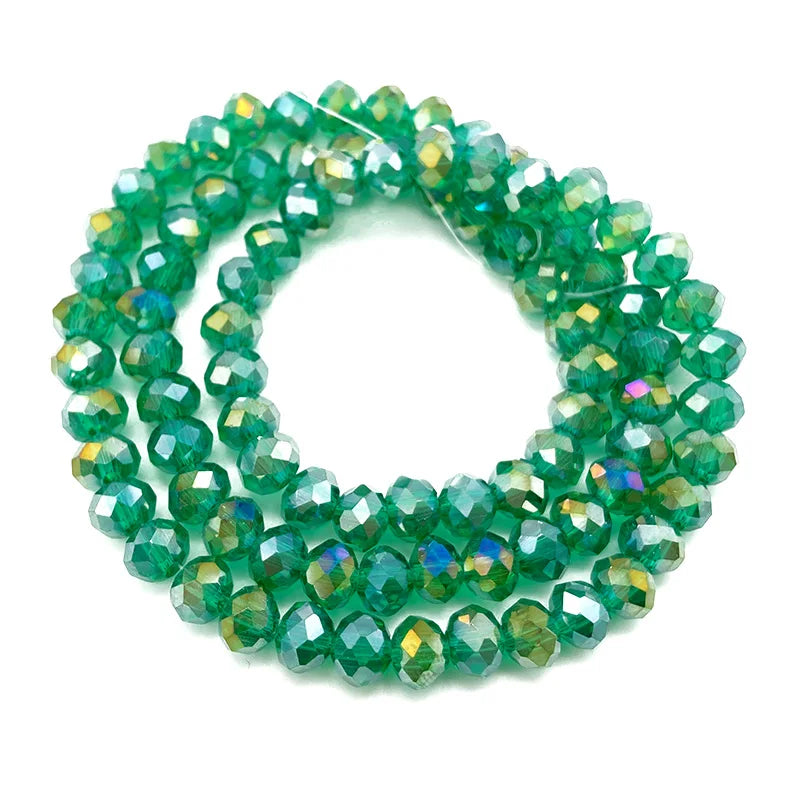 Austrian Faceted Glass Crystal Beads,  2 3 4 6 8mm Rondelles