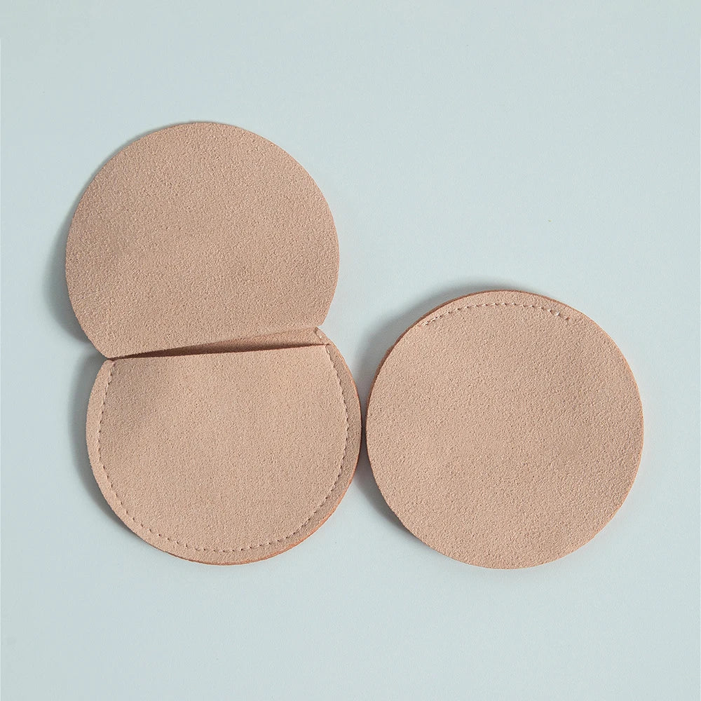 Small Chic Round Gift Pouches,  Microfiber Bags, 5pcs - 7x7cm