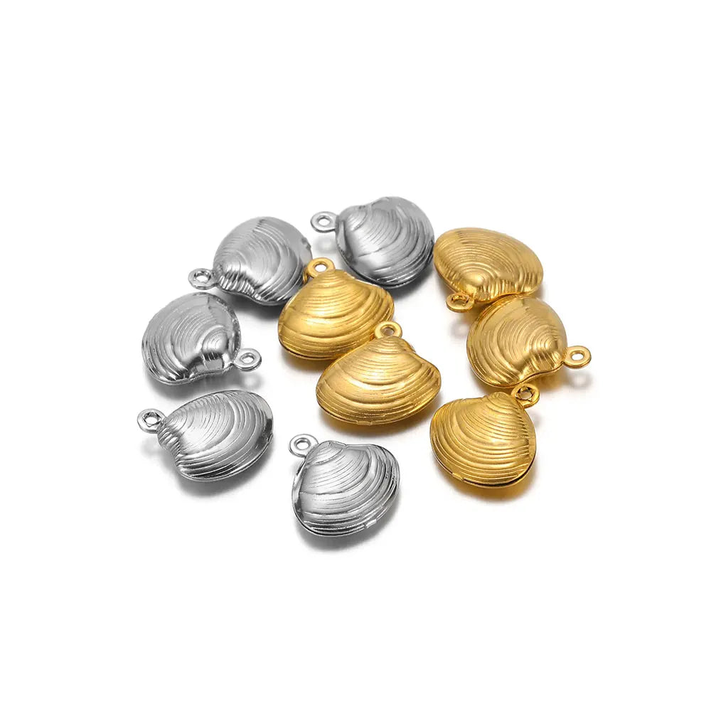 Shell Charms, 14mm, 20Pcs