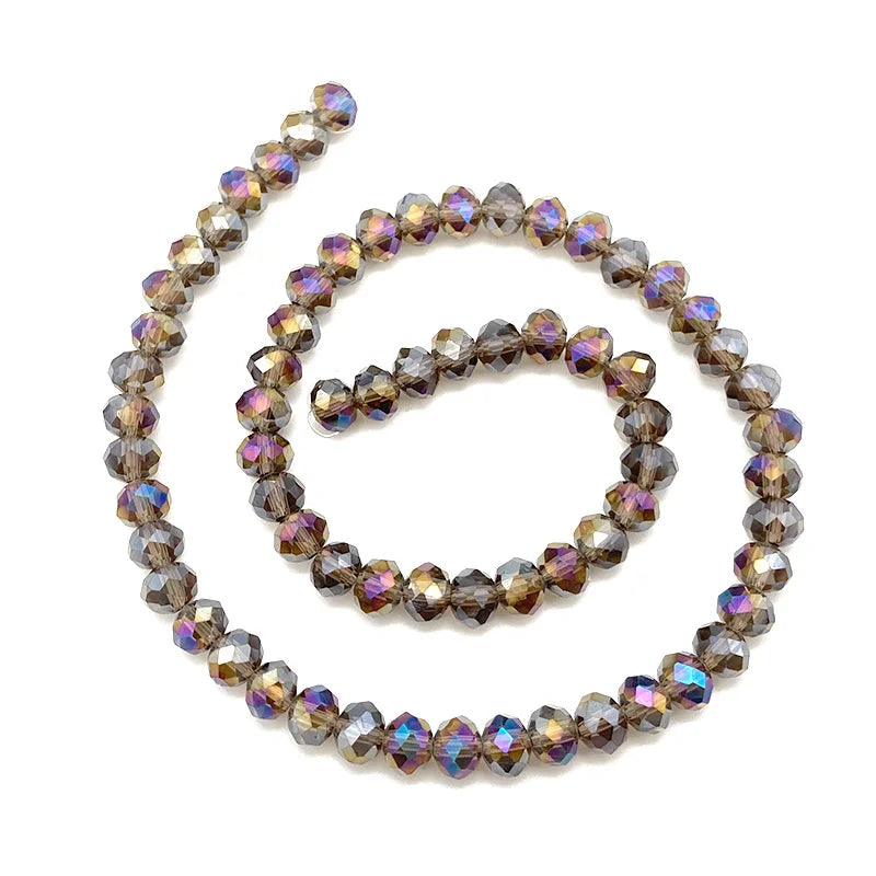 Austrian Faceted Glass Crystal Beads,  2 3 4 6 8mm Rondelles