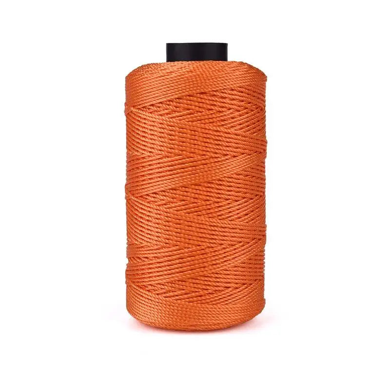 Light Ice Cotton Silk Thread, 20 Colors Three-Strand Hand Woven Beading Thread, 110g