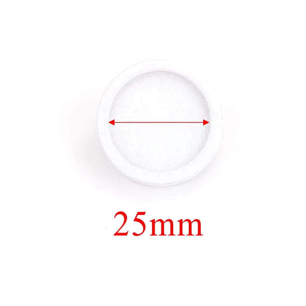 Blank Wood Cabochon Brooch Base Settings, Fits 20 25 30 40mm, Round Bezel Tray Blanks