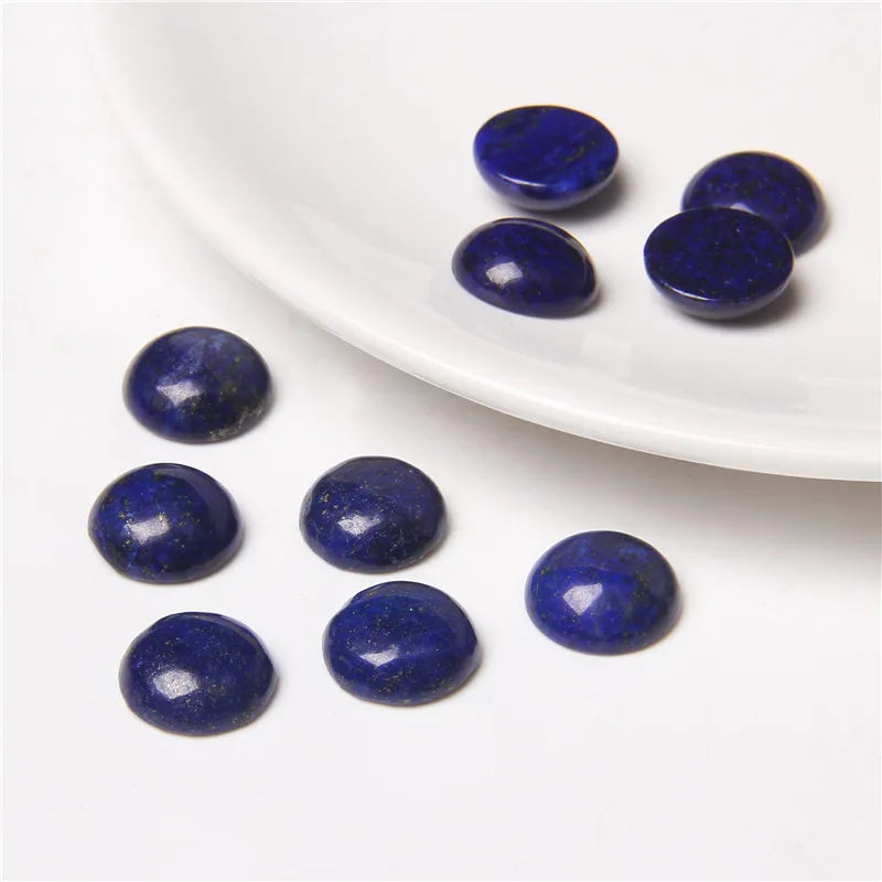 Gemstone Cabochons, 4mm-14mm, 10Pcs