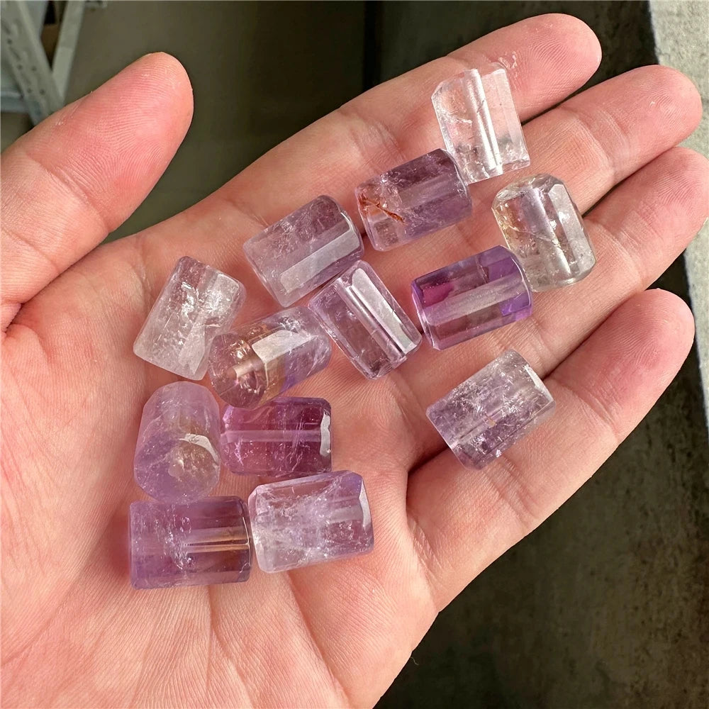 Amethyst Pendant Beads, Natural Healing Gemstones, 9 sizes & Shapes, 2pcs