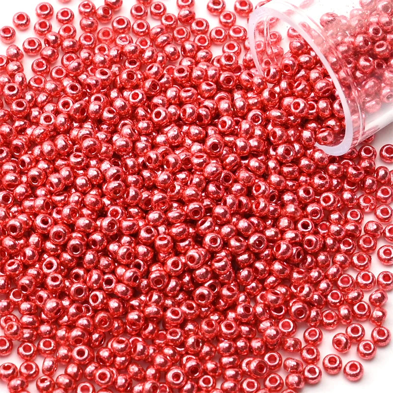 Metallic Seed Beads 12Grams/Tube 2mm, 1200pcs