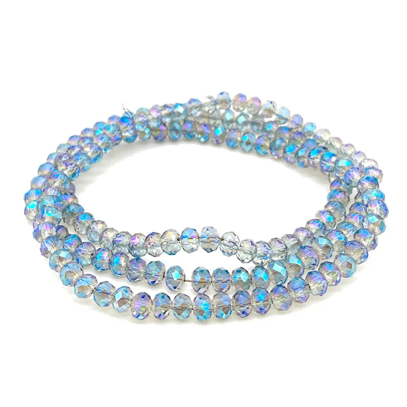 Austrian Faceted Glass Crystal Beads,  2 3 4 6 8mm Rondelles