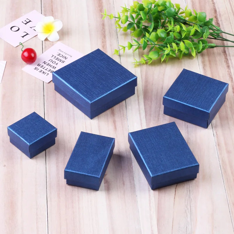 Luxury Kraft Gift Boxes, Artboard Paper, 7x9x3cm 12pcs