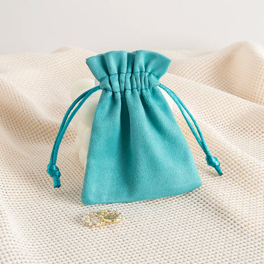 Velvet Drawstring Bags, Small Gift Pouches, 5pack Jewelry Packaging and Display