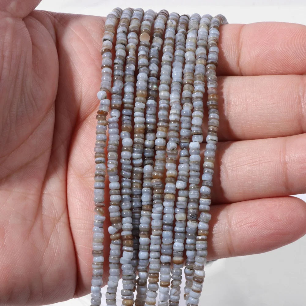 Natural Freshwater Shell Beads, 3-4mm,  Dyed Multicolors, Flat Irregular Boho Style Loose Spacers