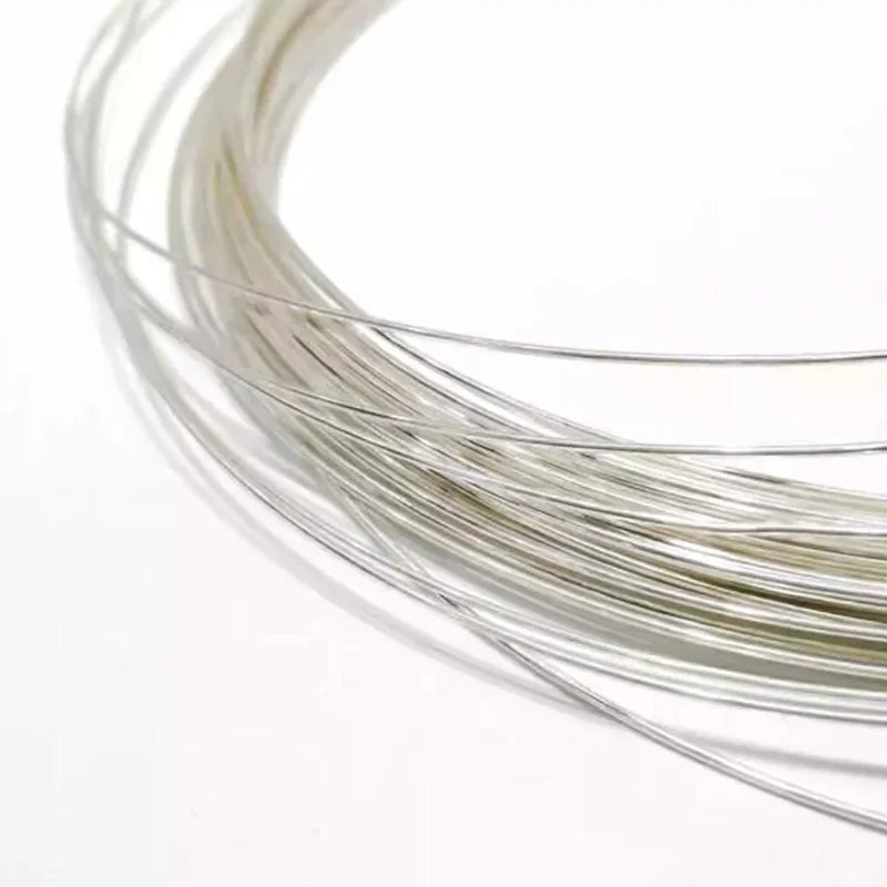 999 Silver Wire For Jewelry Findings, 0.2mm 0.3mm 0.4mm 0.5mm 0.6mm 0.7mm 0.8mm 0.9mm 1mm 1.5mm 2mm 2.5mm 3mm 4mm To 15mm