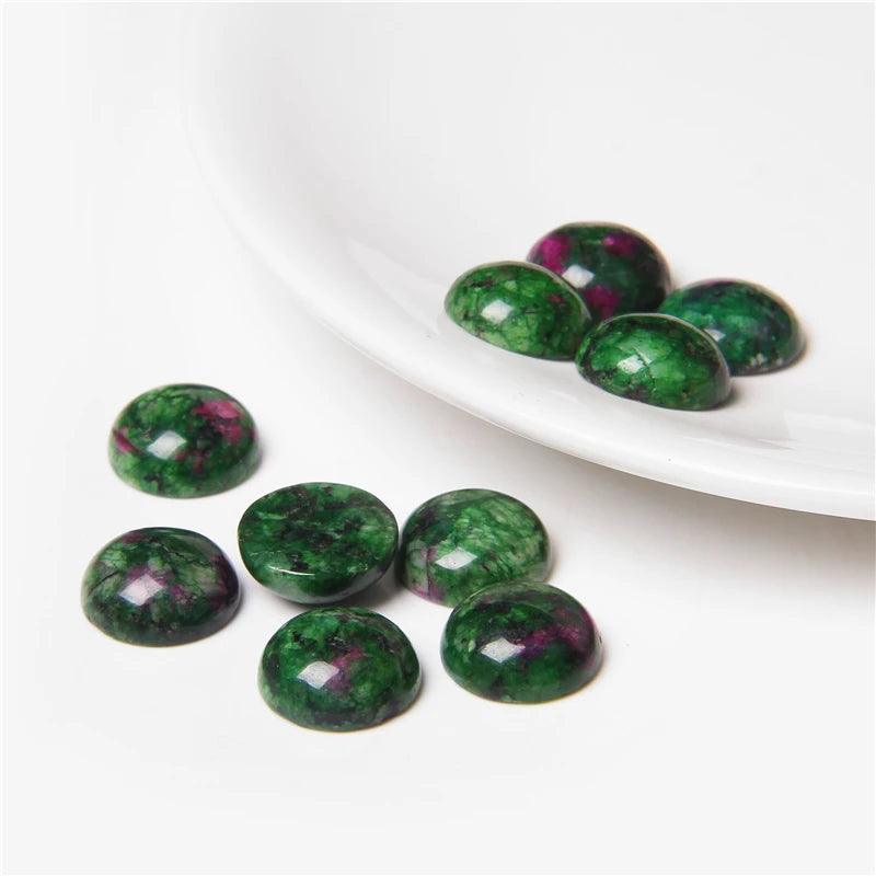 Gemstone Cabochons, 4mm-14mm, 10Pcs