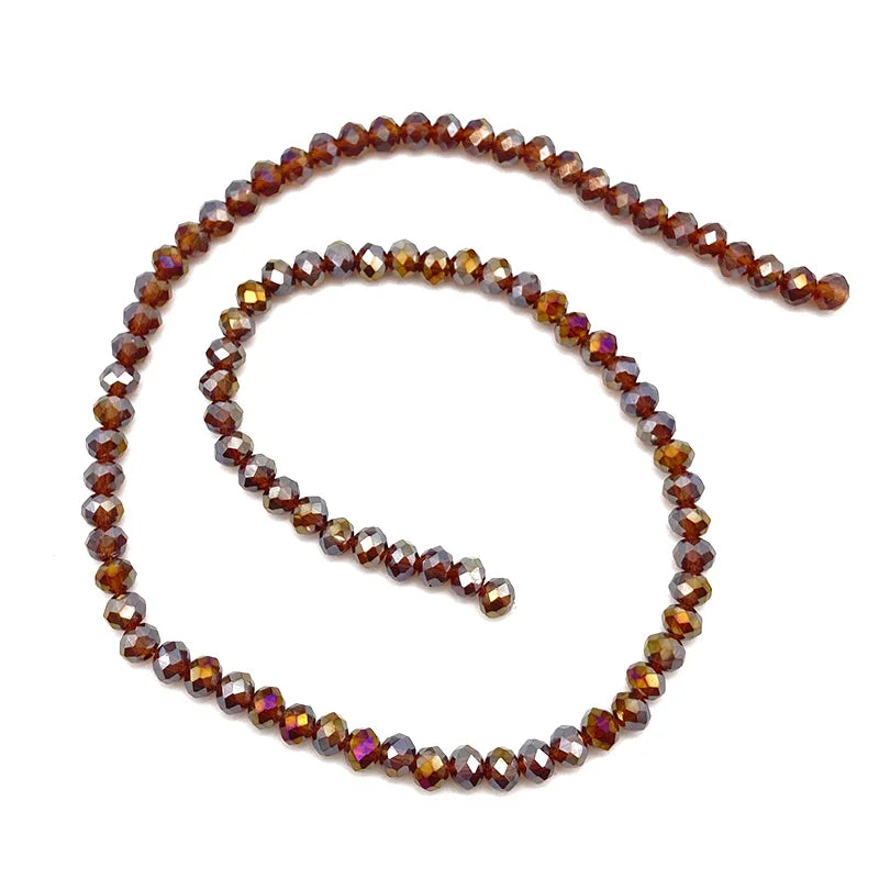 Austrian Faceted Glass Crystal Beads,  2 3 4 6 8mm Rondelles