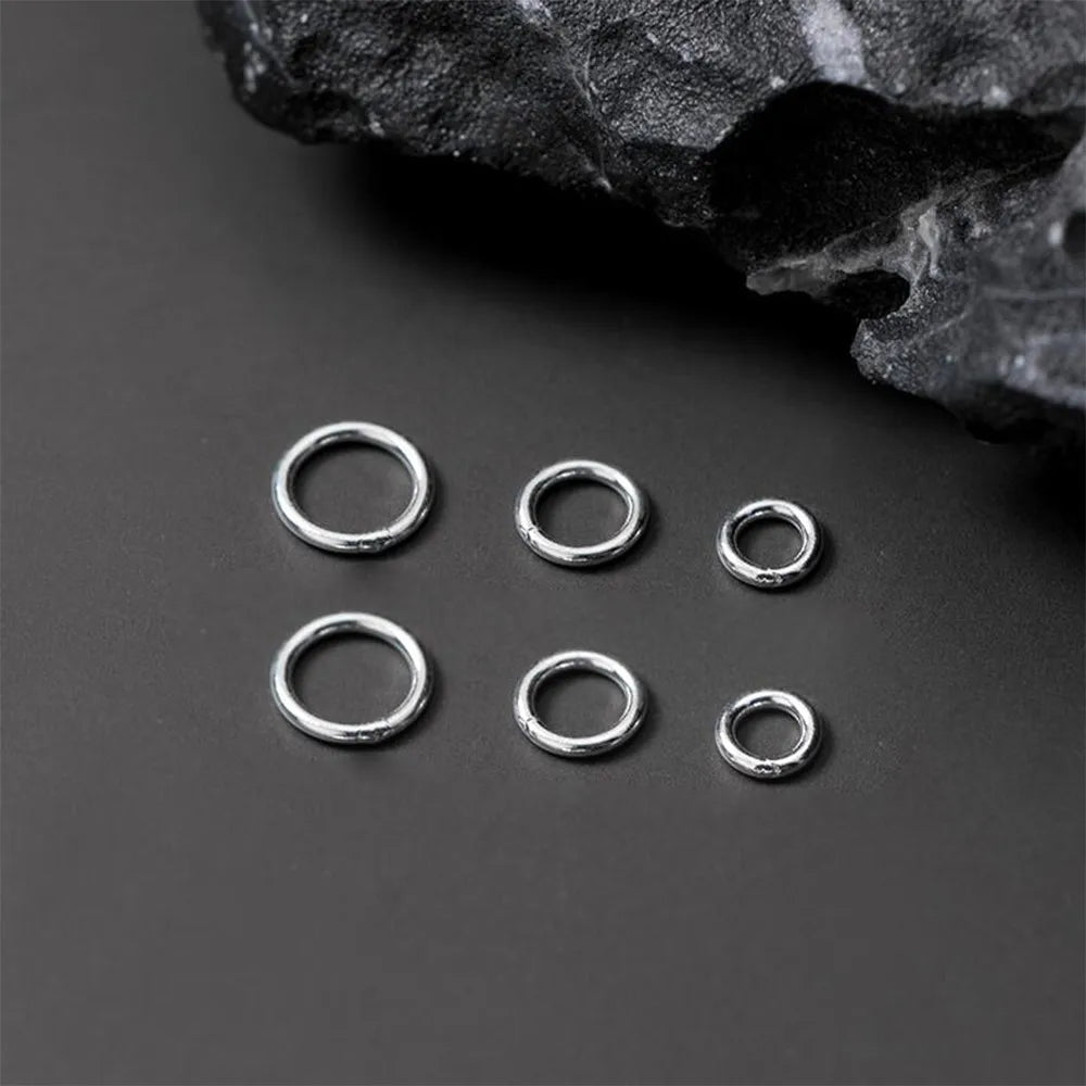 925 Sterling Silver Open Jump Rings Split O Ring Loop Connectors, 20pcs 3/4/5/6mm