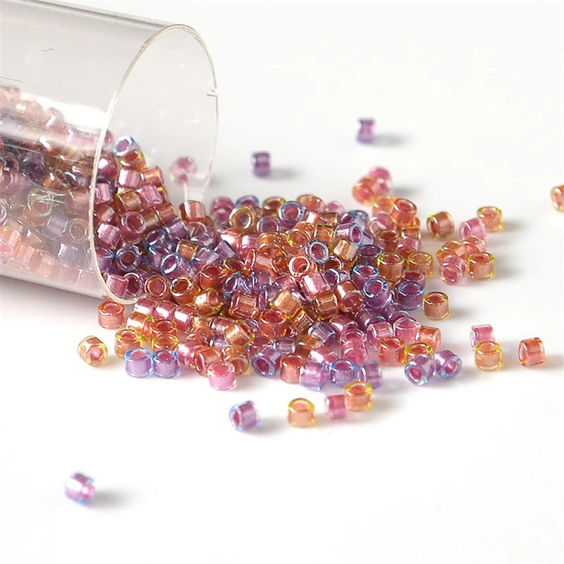 Miyuki Delica Glass Beads Color-Lined 10g 1.6mm, 26 color options