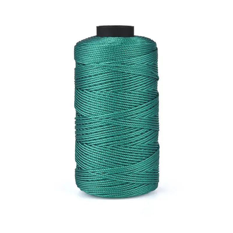 Light Ice Cotton Silk Thread, 20 Colors Three-Strand Hand Woven Beading Thread, 110g