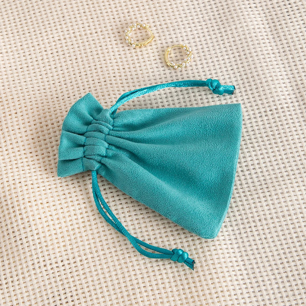 Velvet Drawstring Bags, Small Gift Pouches, 5pack Jewelry Packaging and Display