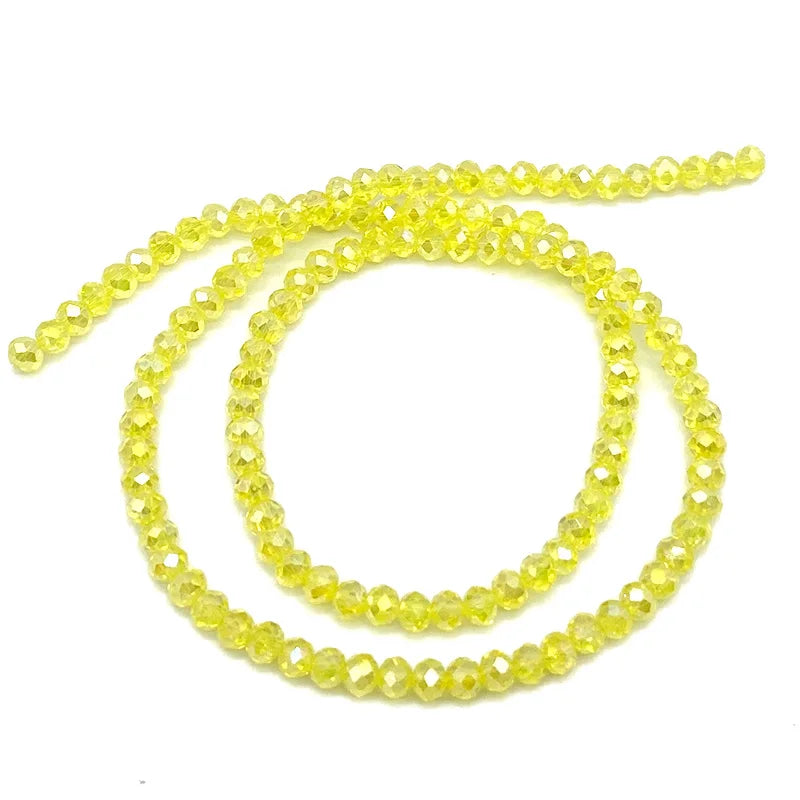 Austrian Faceted Glass Crystal Beads,  2 3 4 6 8mm Rondelles