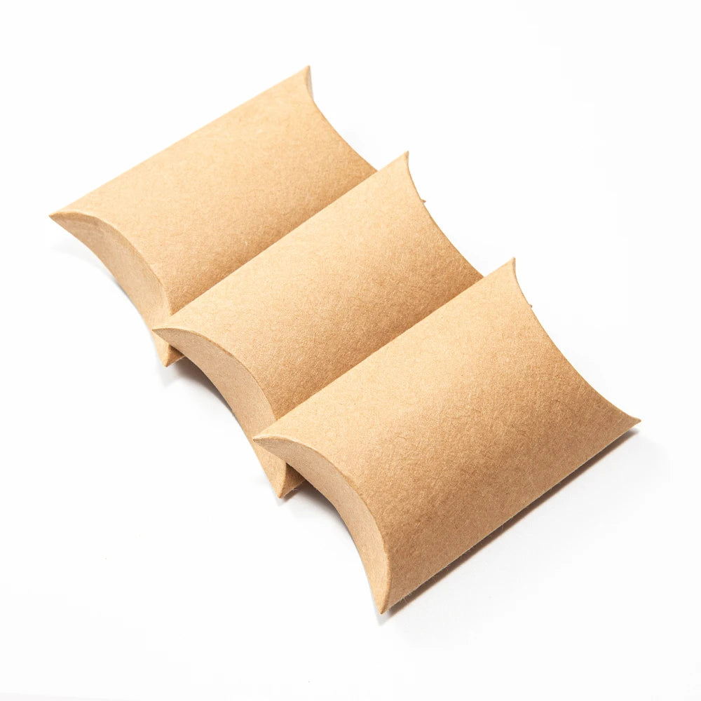 Paper Pillow Boxes 10/30pcs, 46 color options