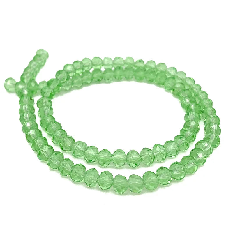 Austrian Faceted Glass Crystal Beads,  2 3 4 6 8mm Rondelles