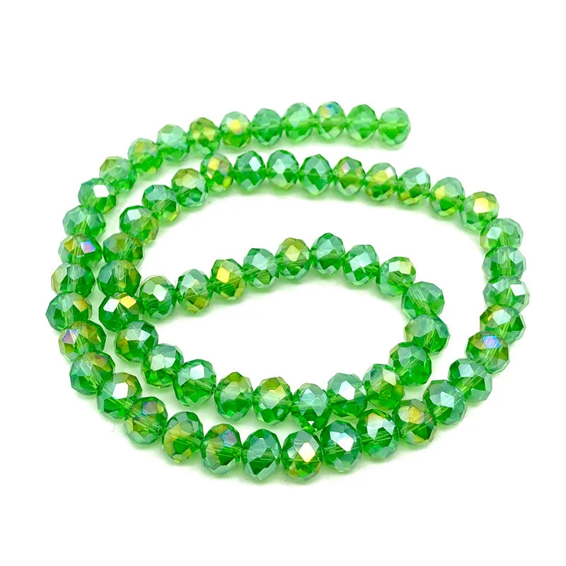 Austrian Faceted Glass Crystal Beads,  2 3 4 6 8mm Rondelles