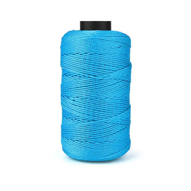 Light Ice Cotton Silk Thread, 20 Colors Three-Strand Hand Woven Beading Thread, 110g