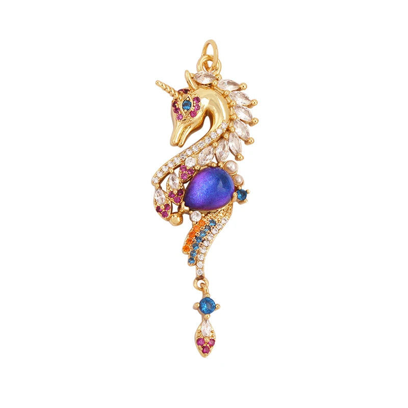 Ocean Jams 18k Gold Plated Zircon Charm Collection