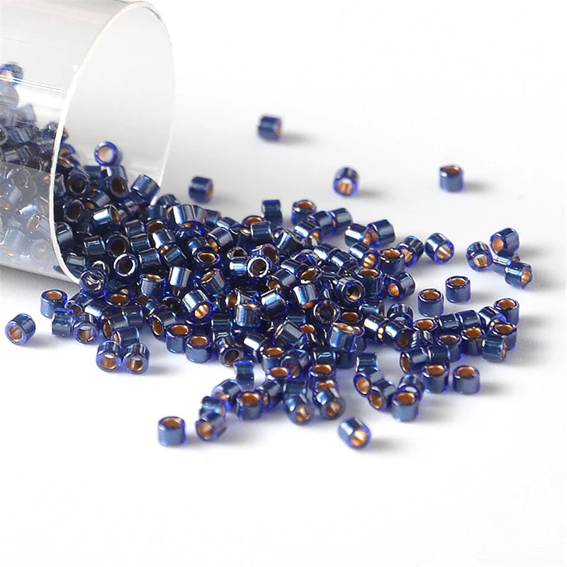 Miyuki Delica Glass Beads Color-Lined 10g 1.6mm, 26 color options