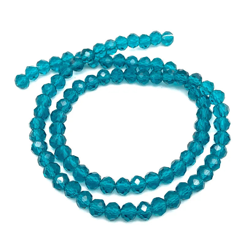 Austrian Faceted Glass Crystal Beads,  2 3 4 6 8mm Rondelles