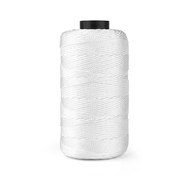 Light Ice Cotton Silk Thread, 20 Colors Three-Strand Hand Woven Beading Thread, 110g