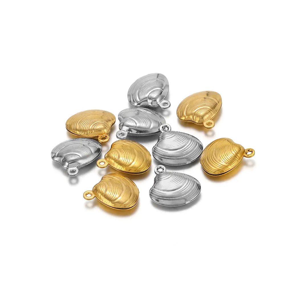 Shell Charms, 14mm, 20Pcs